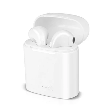 I7s TWS безжични слушалки, Bluetooth слушалки на ушите стерео слушалки в ушите слушалки зарядно устройство за iPhone huawei, Xiaomi