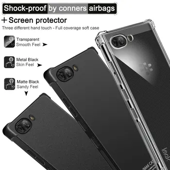 IMAK Airbag Case For Blackberry Key2 Keyone DTEK70 Drop resistance против hit Shock Soft TPU Силиконов капак Key 2 Two LE