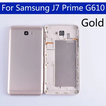 J7Prime за Samsung Galaxy J7 Prime G610 G610f On7 2016 корпус капак на отделението за батерията делото задната врата на шасито Shell