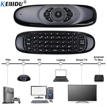 Kebidu C120 2.4 Ghz Air Mouse акумулаторна безжична клавиатура и дистанционно управление за Android TV Box Computer руски английски език