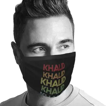 Khalid Name-Khalid Rainbow Multi Color Gift For Family фамилия Khalid Name Фпч2.5 Anti Dust САМ множество маска за лице Khalid Khalid