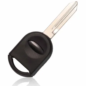 Kutery 10 бр. подмяна на транспондер за дистанционно на ключа на автомобила за носене на ключодържател за Ford Lincoln Mercury Uncut Key Blank Case няма чип