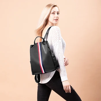 LOVEVOOK жени водоустойчив Оксфорд раница анти-кражба женски училищни чанти за тийнейджър пътуване раница, чанта за жени 2020 спортен