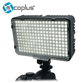 Mcoplus 198 LED Photo Video Light, осветителна лампа за DV видеокамери и цифрови огледално-рефлексни фотоапарати, Canon, Nikon, Pentax, Sony, Panasonic и Olympus