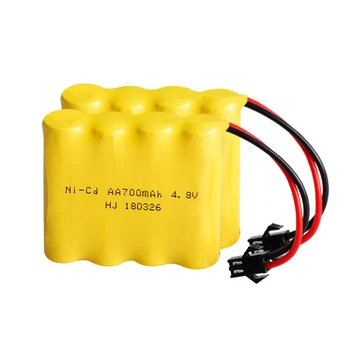 Ni-CD 4.8 V AA 700mAh акумулаторна батерия за дистанционно управление играчки електрически автомобил Nicd 4.8 V Volt Bateria 