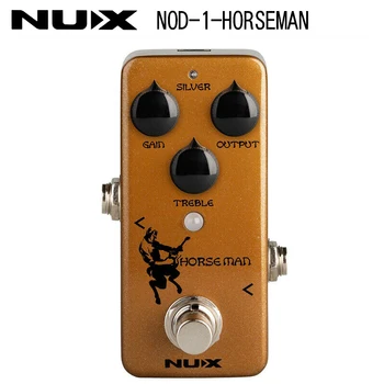 NUX НОД-1 HORSEMAN Overdrive Guitar Effect Pedal Full Metal Shell