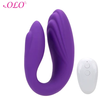 OLO 10 степени безжичен огъване вибратори вибратор G-spot масаж еротична играчка жените мастурбацията секс играчки за жени двойка