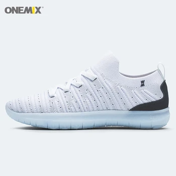 ONEMIX Men Summer Sports Sneakers 350 Lightweight Running Shoes Women Casual Lace-up Дишаща Мрежа Walking Jogging Shoes
