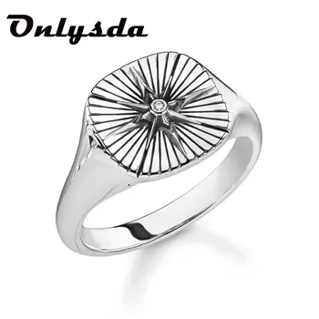 Onlysda Fashion Cross Men Rings Пънк Hip Hop for Гадже Male Stainless Steel Jewelry Creativity Gift Wholesale OSR594