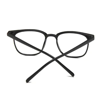 RBRARE 2021 нова ретро квадратни рамки за очила за мъже голяма анти-синя светлина плоско огледало очила за четене Gafas De Trabajo Hombre