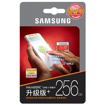 SAMSUNG Memory Card Micro Sd 128GB 256GB 512GB EVO Plus, Class10 водоустойчив TF Memoria Сим карти за смартфони