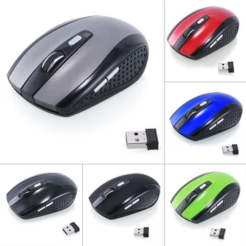SOONHUA Wireless Mouse 2.4 GHz Mouses Memory безжична мишка превъртете 16 канала за преносим компютър USB PC