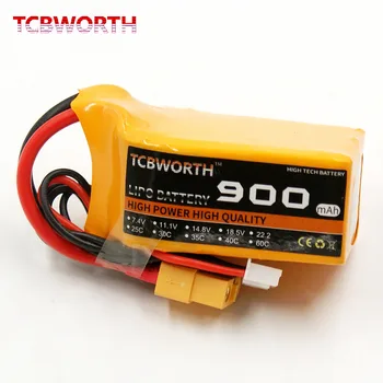 TCBWORTH 6S 22.2 V 900mAh 25C RC LiPo battery For RC Helicopter Airplane Car Boat Quadrotor Remote Control Li-ion battery