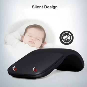 Touch Feel Bluetooth 4.0 За MicroSoft Wireless Mouse Silent Mause Arc Touch Roll Мишка Microsoft Wireless Mouses
