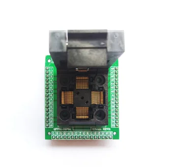 TQFP64 lqfp64 qfp64 socket adapter IC чип test burning seat STM32 QFP64 0.5 M програмист lqfp64 адаптер