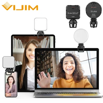 VIJIM CL-01 CL04 лаптоп Selfie LED Video Light конферентна светлина офис Zoom осветление на Живо в Youtube светлина за Macbook Tablet