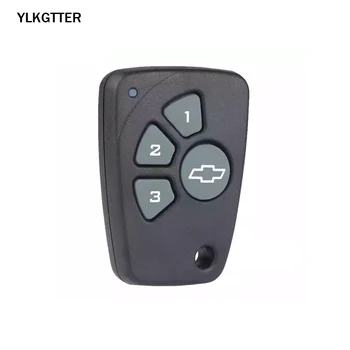 YLKGTTER 4 бутон от дистанционното на ключа на автомобила за Chevrolet Cruze Spark Onix Silverado Volt и Camaro 433MHz Keyless Entry ключ дистанционно