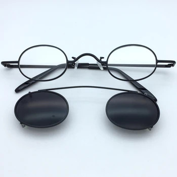 Zerosun клип слънчеви очила на Мъже, Жени и малки кръгли очила тесни Fit-over очила steampunk очила