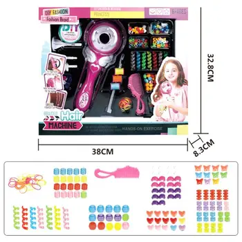 Автоматичен инструмент за плетене на косата електрически Плетельщик косата момичета направи си САМ Play House Toy модерен стайлинг на коса Twister Maker Kit