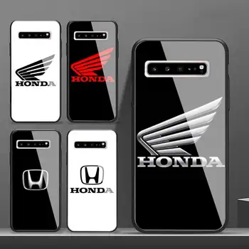 Автомобили марка HONDA калъф за телефон Galaxy закалено стъкло случаи се прилагат към S9 S10 S7 S8 S6edge Plus TPU cover