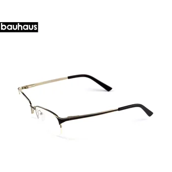баухаус марка ретро стари метални рамки за Очила, прозрачни лещи на очила за очите унисекс късогледство компютърна оптична рамка рамки за очила