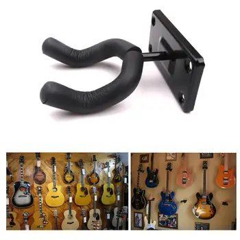 Гитарная стойка държач на куката на притежателя Монтиране на стена поставка стойка на стена дисплей за акустична китара хавайска китара, цигулка, бас китара аксесоари