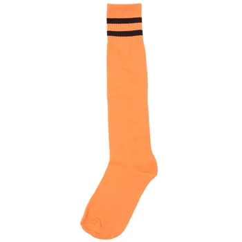 Детски спорт футбол дълги чорапи, високи чорапи, Бейзбол, хокей чорапи (в оранжево)