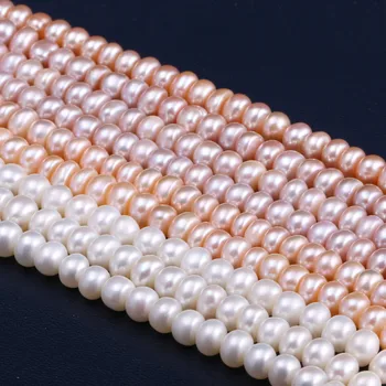 Естествени сладководни перли, мъниста високо качество перли свободни мъниста за бижута направи си САМ елегантна огърлица, гривна 36 см аксесоари