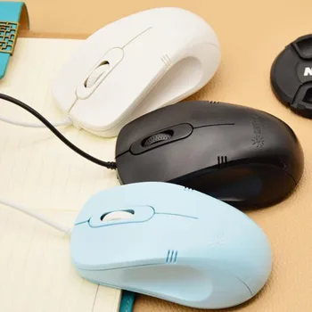 Жичен компютърна мишка USB, PS / 2 интерфейс за бизнес-офис, домашен лаптоп и настолен компютър