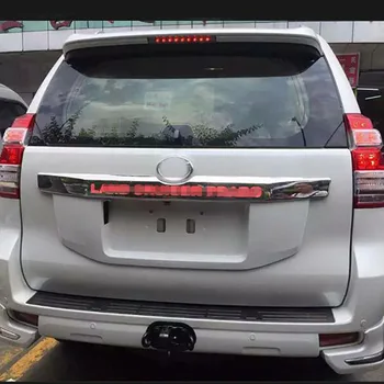 За Toyota Prado 150 Land Cruiser Prado FJ150 2016 2017 LED light System Chrome задната част на капака на багажника кутията аксесоари