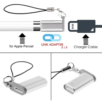 Зарядно устройство адаптер конвертор за ципове женски USB мъжки удължител за кабел за зареждане конектор, за Apple iPad Pro молив iPencil