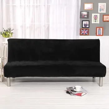 Зимна плюшено калъфче за разтегателни дивана All-inclusive Slipcover For Sofa Without Armrest No Handrail Sofa Cover Three Seat Capa De Sofa