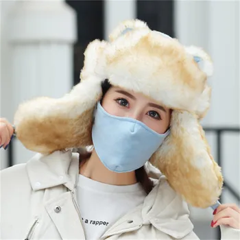 Зимни Маски Възрастен Капачка Открит Колоездене Защита На Лицето Маска Мода Унисекс Топло Устата На Кутията Открит Маска Дишаща Маскарилла