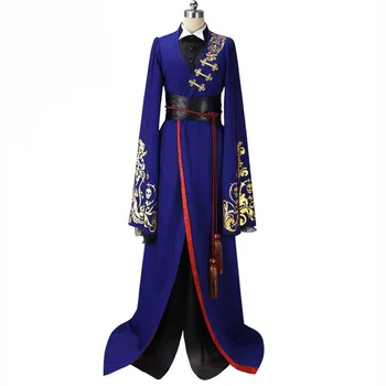 Играта Twisted-Приказка Snow Princess Vil Schoenheit cosplay костюм на Мъже, Жени традиционно кимоно лилава атласное рокля съоръжения