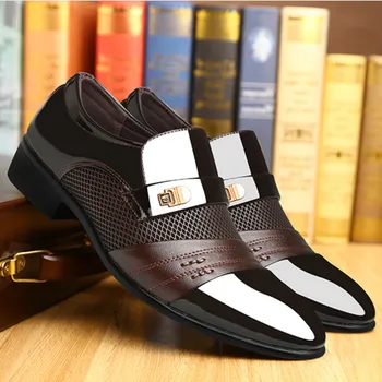 Италиански лоферы Мъжки обувки сватбени оксфордские обувки за мъже официална обувки за мъже, мъжки модел обувки Zapatos De Hombre De Vestir Formal