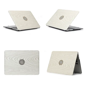 калъф за преносим компютър анти-real wood grain case за Apple MacBook Air Pro Retina 11 12 13 15 инча за mac book Air Pro 13 със сензорен панел
