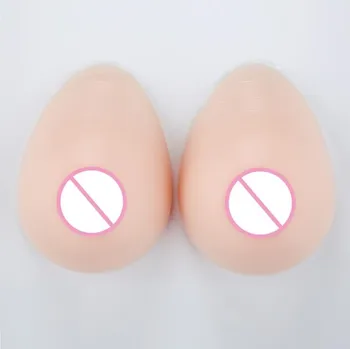 Каплевидная силиконови гърди, с незалепващо покритие Drag-queen фалшива гърдите cross-dressing фалшиви цици послеоперационная изкуствена форма на гърдите