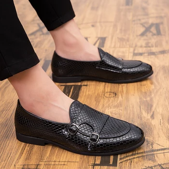 Кожени мокасини Мъжки обувки slip on мода мек дизайн на бизнес обувки мъжете апартамент мъжки ежедневни офис градинска обувки, мокасини о5