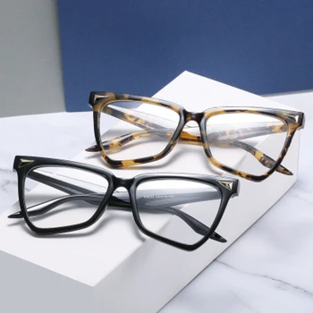 Котешко око рамки за очила за жени, мъже анти-синята светлина на компютърни очила нередовни очила многоцветен късогледство слънчеви очила рамка