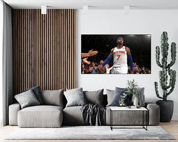 Легендата на НБА Кармело Антъни Леброн Джеймс, Баскетбол Плакат на Домашен интериор на Хола Стената Плакат, Стикер