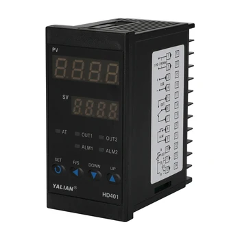 Макс регулира температурата на 1372 градус по Целзий терморегулятор 2 линия дисплей, реле изход PID цифров регулатор на температурата