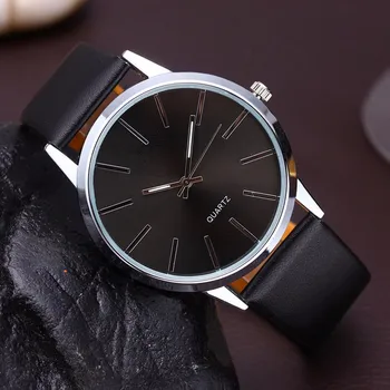 Мъжки часовник 2020 New Simple Stytle мъжки ръчен часовник с Кожена каишка, кварцов часовник Hot Hodinky Relogio Masculino