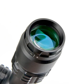 Нов 2-8X20 оптика компактен оптичен мерник ловен прицел Mil Dot визирный мерник на лов, стрелба с пневматична пушка