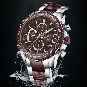 Нов NAVIFORCE луксозна марка мъжки часовници военно-спортни часовници Мъжки водоустойчив часовник мъжки Кварцов часовник Relogio Masculino 2020