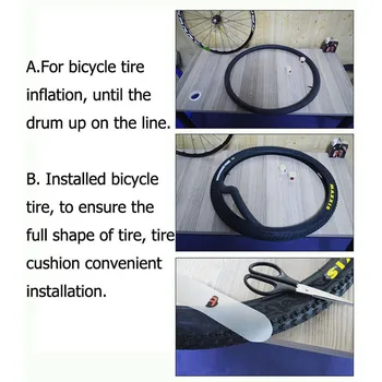 Нова 1 двойка Проколостойких подкладок МТБ Road Bike гуми Mountain Bike Tire Защита Pad