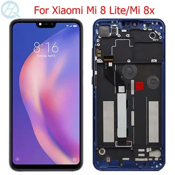 Оригинален Mi8 Lite LCD за Xiaomi Mi 8 Lite Display с рамка 6.26