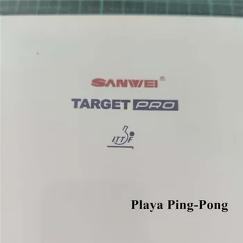 Оригинален Sanwei TARGET Pro (Национален) Blue Sponge Factory Tuned Семки - in тенис на маса каучук (Blue Sponge)