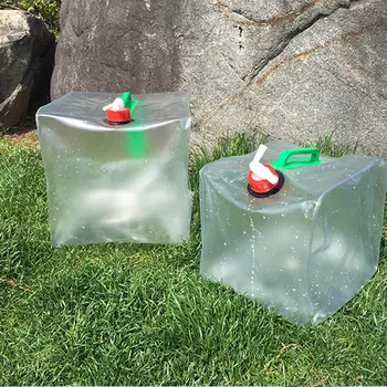 Открит торбички с вода кулинария пикник барбекю контейнер за вода сгъваема чанта за преносим питейна лагер превозвач автомобил 20л резервоар за вода #T3P