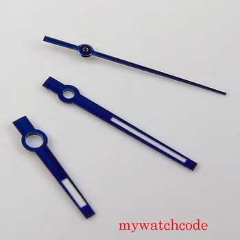 Подходящ MIYOTA 8215 Mingzhu 2813 механизъм за самостоятелно ликвидация синьо мъжки часовници Ръчни часовници аксесоари