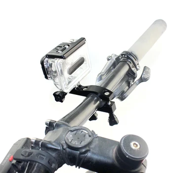 Регулируема велосипеден скоба велосипеден скоба за управление на притежателя на адаптер за монтиране на стена за GoPro 8 7 6 5 4 xiaomi Yi Dji Osmo Action camera